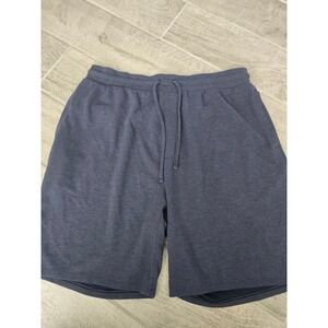 Tommy John Blue Waffle Knit Drawstring Loungewear Long Shorts Women's  XL